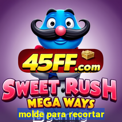 molde para recortar